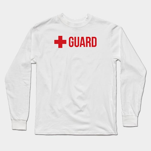 Plain Lifeguard Long Sleeve T-Shirt by Evolvo Solutions